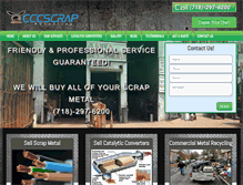 Tablet Screenshot of cccscrap.com